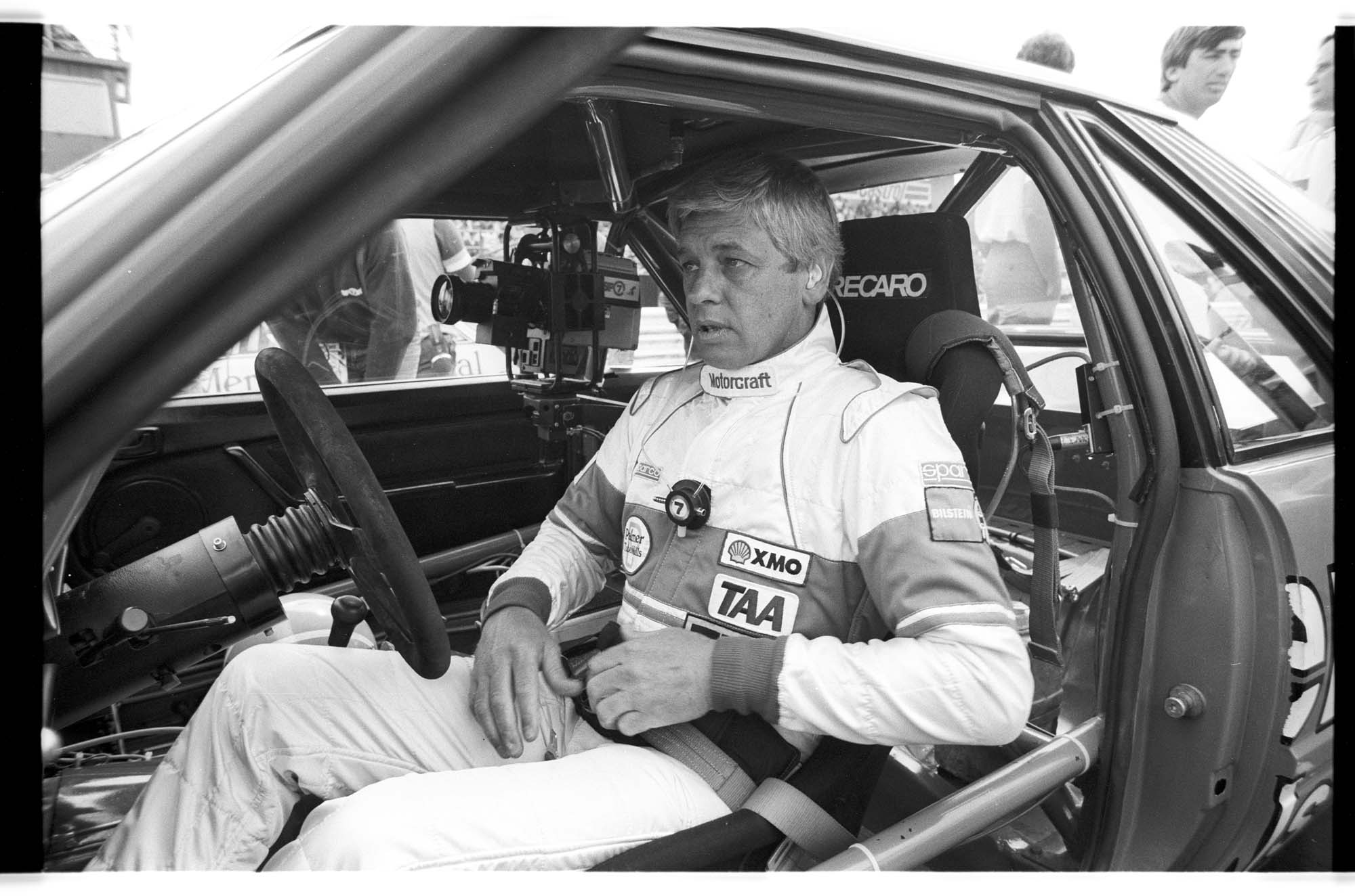 Dick Johnson at the Bathurst 1000 in 1985.